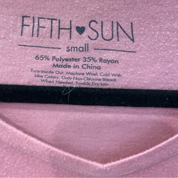 Fifth Sun coffee & weekends v neck t-shirt - Picture 2 of 3